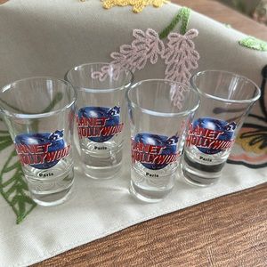 Planet Hollywood Paris Shot glasses